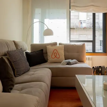 Centro 3hab Parking Incluido & Wifi 5pax ツ By Rias Baixas * ויגו