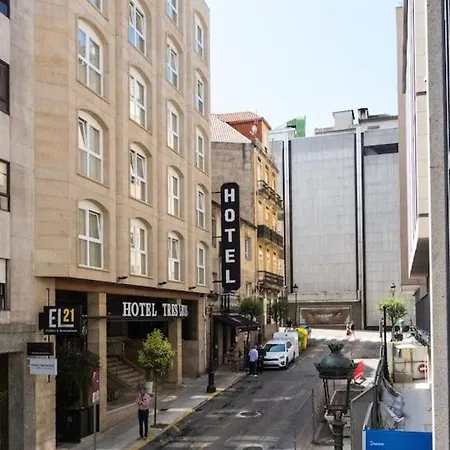 Centro 3hab Parking Incluido & Wifi 5pax ツ By Rias Baixas *